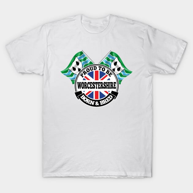 Proud to be Worcestershire Born and Bred T-Shirt by Ireland